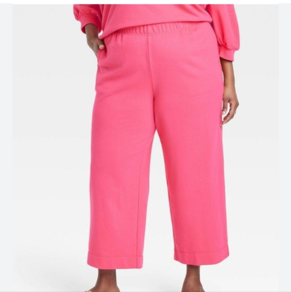 NWT A New Day Wide Leg Knit Pants - Picture 4 of 4